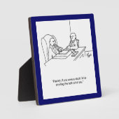 Photo Funny Stockmarket Plaque (Recto)