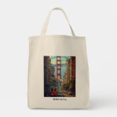 Photo Gallery Cotton Tote Bag - Multicolor Collage (Dos)