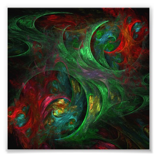 Photo Genesis Green Art Abstrait (Devant)