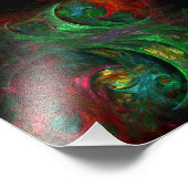 Photo Genesis Green Art Abstrait (Coin)