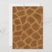 Photo Giraffe Graduation Invitation (Dos)