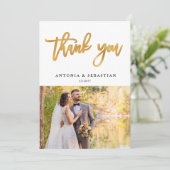 Photo Gold Lettres Mariage Merci (Debout devant)