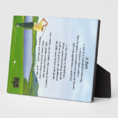 Photo Golf Design - Son poem Plaque (Côté)