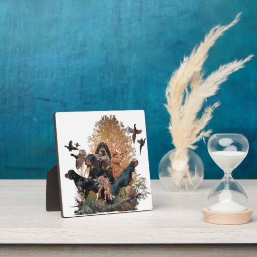 Photo Gordon Setter, Plaque (Insitu)