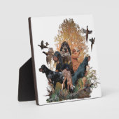Photo Gordon Setter, Plaque (Recto)