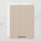 PHOTO GRAD FAIRE-PART luxe or cadre kraft cool (Dos)