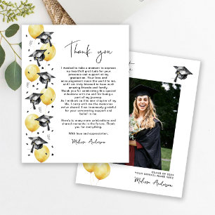 Photo Graduate Ballons Merci