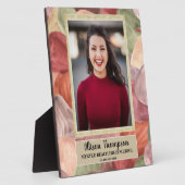 Photo Graduation Abstrait Nature Tabletop Plaque (Côté)