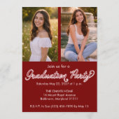 Photo Graduation Announcement and Part Invitation  (Dos)