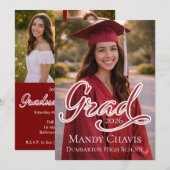 Photo Graduation Announcement and Part Invitation  (Devant / Derrière)