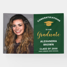 Photo Graduation Announcement Green Spandoek