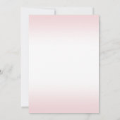 Photo Graduation Faire-part Faux Rose Gold (Dos)