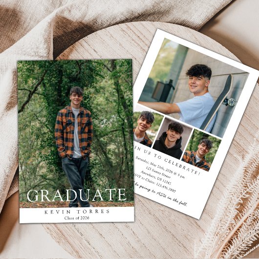 Photo Graduation Invitation