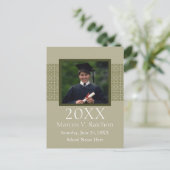 Photo Graduation Invitations Couleur claire (Debout devant)