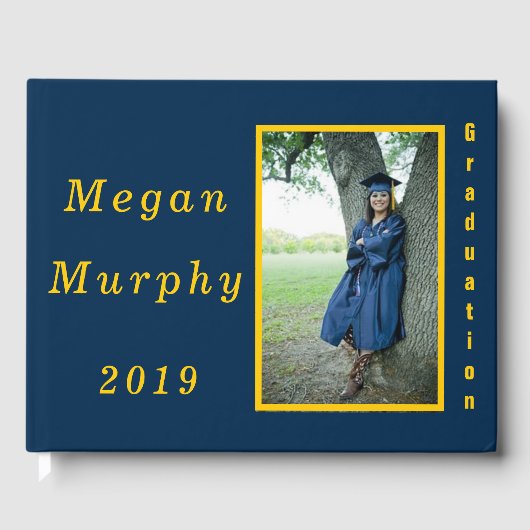 Photo Graduation Livre d'or - Couleurs de l'école (Recto)