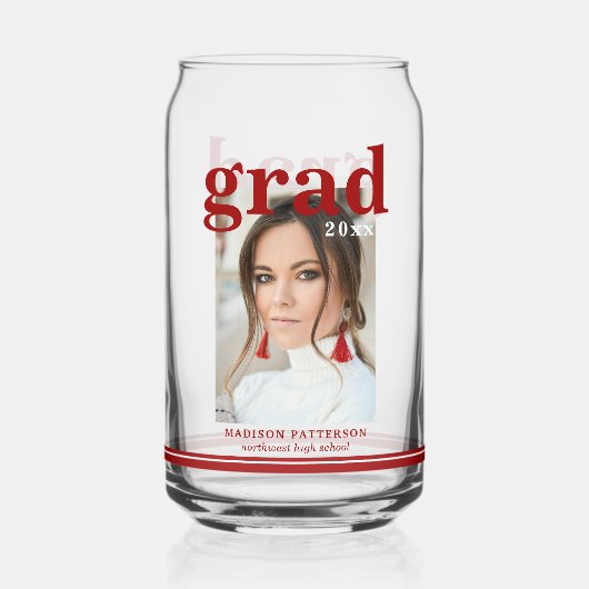 Photo Graduation Party Élégant Script moderne (Verso)