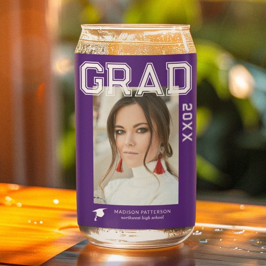 Photo Graduation Party Élégant Script moderne