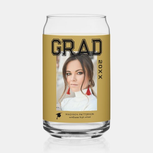 Photo Graduation Party Élégant Script moderne (Verso)