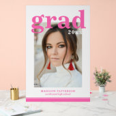 Photo Graduation Party Élégant Script moderne (Mariage)