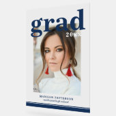 Photo Graduation Party Élégant Script moderne (Angle)