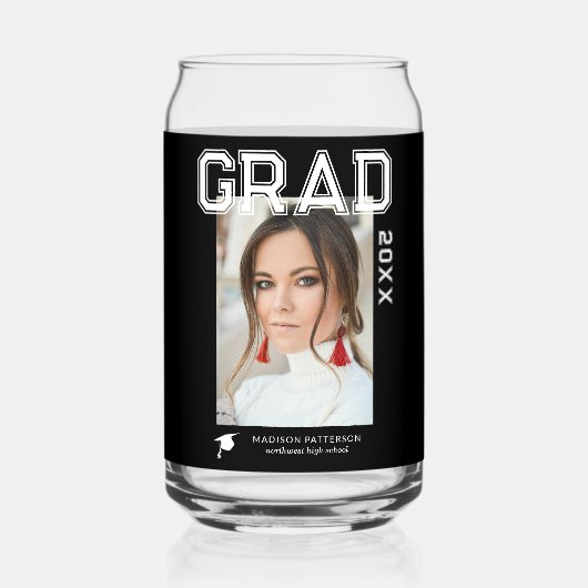 Photo Graduation Party Élégant Script moderne (Verso)