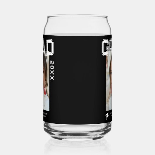 Photo Graduation Party Élégant Script moderne (Gauche)