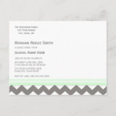 Photo Graduation Party Invitation Carte postale Ch (Dos)