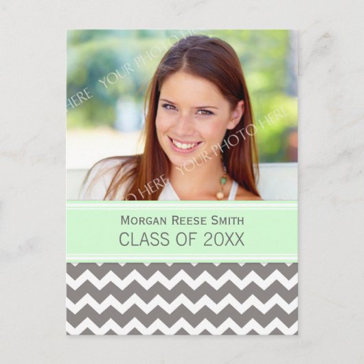 Photo Graduation Party Invitation Carte postale Ch (Devant)