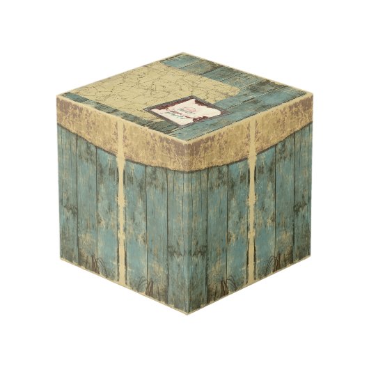 Photo Grammage du papier bleu rocailleux de cube en (Angle devant)