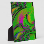 Photo Green Abstract Plaque  (Côté)