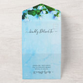 Photo Greenish Mariage All In One Invitation (Dehors)