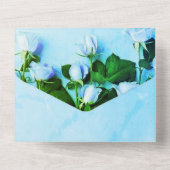 Photo Greenish Mariage All In One Invitation (Verso)