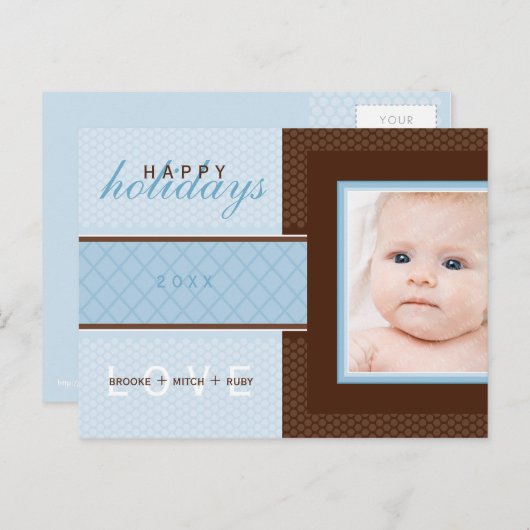 PHOTO GREETING CARTE POSTALE :: douceur 1 (Devant / Derrière)