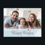 PHOTO GREETING CARTE POSTALE jolies voeux chauds b<br><div class="desc">Envoyer et message spécial supplémentaire avec style et pizzazz cette année... Personnalisé avec vos détails & photos mes produits de vacances modernes sont sûrs de se démarquer de l'abondance de salutations que vos amis et votre famille recevront cette saison et fera un souvenir spécial qui sera chéri longtemps après la...</div>
