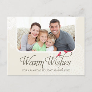 PHOTO GREETING CARTE POSTALE :: voeux chauds 1