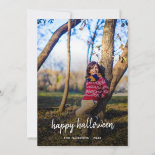 Photo Halloween   Carte moderne design moderne