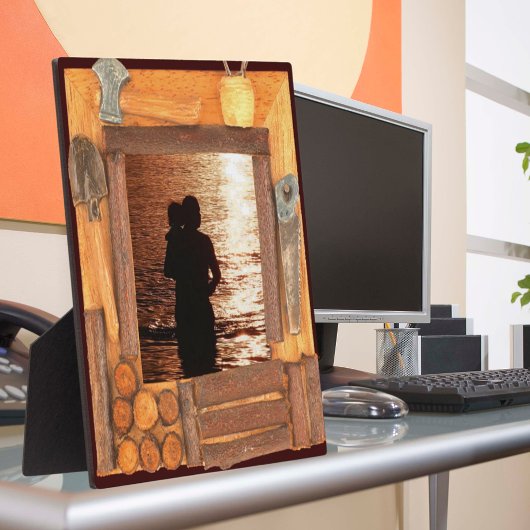 Photo Handyman's Wooden Frame Image Ajouter une plaque p