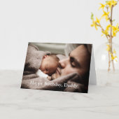 Photo Happy Birthday Daddy - Carte de voeux (Fleur jaune)