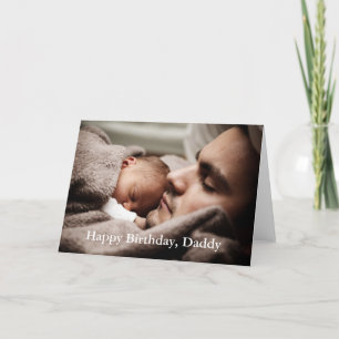 Photo Happy Birthday Daddy - Carte de voeux