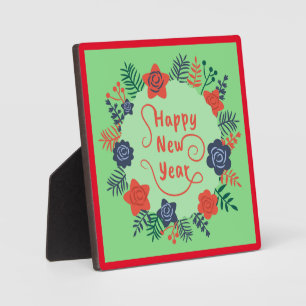 PHOTO HAPPY NEW YEAR PLAQUE