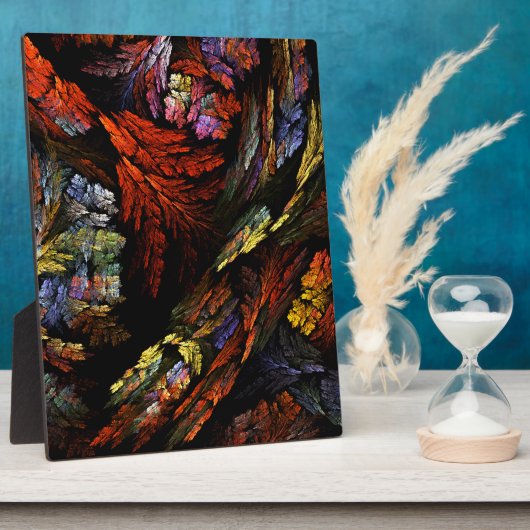 Photo Harmonie de couleurs Plaque d'art Abstraite (Côté)