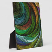 Photo Harmonie de couleurs Plaque d'art Abstraite (Côté)