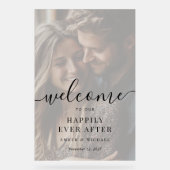 Photo Heureusement Jamais Après Le Signe Acrylique (Recto)