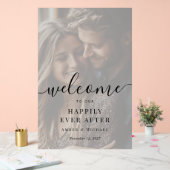 Photo Heureusement Jamais Après Le Signe Acrylique (Mariage)