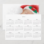 Photo Holiday 2015 Calendrier Carte de Noël (Devant / Derrière)