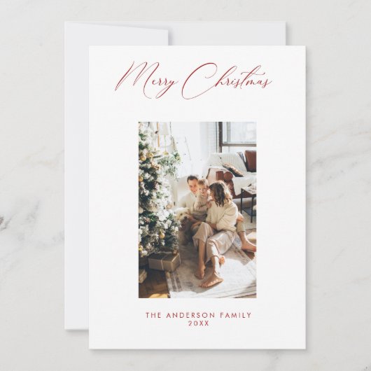 Photo Holiday Card Kaart (Voorkant)