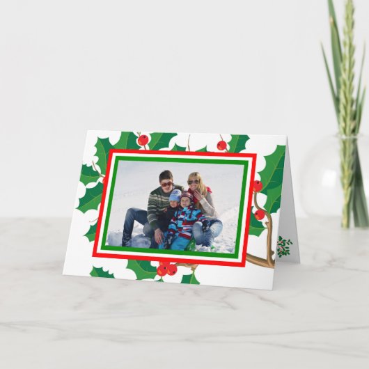 Photo Holly - Carte de Noël pliée (Devant)