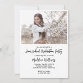 Photo Homeschool Graduol Party Invitation (Devant)