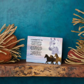 Photo Horses Friend Poem Plaque (Côté)