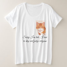 Photo Humor Quote Front Back Double Heart Cat Paw 